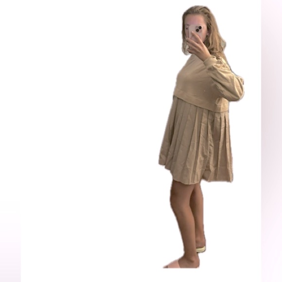 Oversized Sweatshirt Dress Long Sleeve Pullover Loose Casual Mini Dress … - Picture 2 of 5